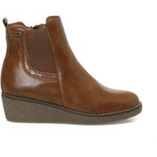 Resim Polaris 166607.z4pr Taba Kadın Dolgu Topuk Bot 000000000101914901 Taba 