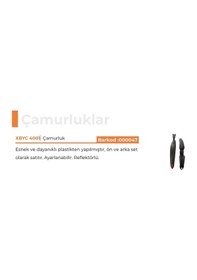 Resim Xbyc 4001 Çamurluk Forte Gt Esnek Pratik Sök Tak Ön Arka Çamurluk 