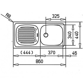 Resim Teka Ebm 45 Mikroketen Sol Damlalıklı Mutfak Eviyesi 