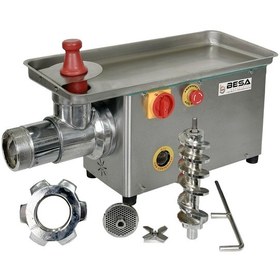 Resim Besa 22 Numara Redüktörlü Kıyma Makinesi Çelik 