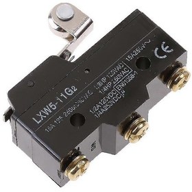 Resim Lxw5-11g2 1no 1nc Spdt Anlık Makaralı Menteşe Kolu Mikro Anahtarı. 