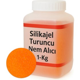 Resim Kimya Lab Silikajel Turuncu Nem Alıcı 1 Kg - Küf Önleyici İndikatörlü 