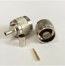Resim N Erkek RG58-59-142-223-400 LMR195 Sıkmalı Crimp Kablo Konnektörü 