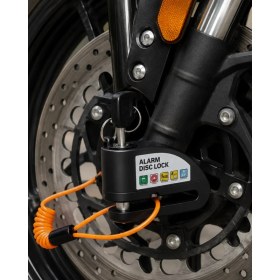 Resim Uravas Store 110 Db Alarmlı Disk Fren Kilidi Su Geçirmez Çelik Motosiklet Güvenlik Kilidi 