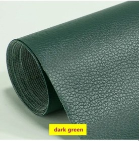 Resim Düzeltme Çizik Delikleri Kendinden Yapışkanlı Deri Tamir Yaması Yüksek Dark Green 300x50cm 