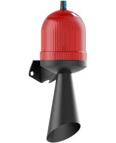 Resim Mesan Led Multifonksiyon Tek Ses Borulu Siren Ses Ayarlı Kırmızı 110-220vac Ms 5843.1.110-220vac 