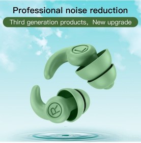 Resim Xindoker Ses Yalıtımlı Ve Gürültü Önleyici Siyah Kulak Tıkacı - 3. Nesil Model 