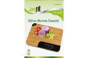Resim Techfit TF-1676 Dijital Bambu Mutfak Terazisi 