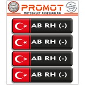 Resim PROMOT KAN GRUBU 3D STİCKER 4'LÜ 