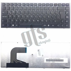 Resim Sony Uyumlu Vaio PCG-51211L Klavye - Türkçe Siyah 