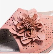 Resim Kahverengi Takozlar Slip-on Pu Siyah Moda Kadın Platform Sandaletler Kadın İçin Ayakkabı Sandalilas Kadın Düz Ayakkabı Yaz Rahat Kahverengi 