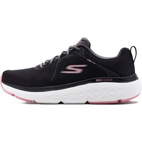 Resim Skechers Max Cushioning Delta-smooth Stride Womens Running Black Kadın Koşu Yürüyüş Ayakkabısı Siyah 