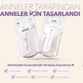 Resim Mochi Anne Sütü Saklama Poşeti 50'li 