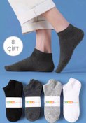 Resim Color Socks 8 Çift Unisex Spor Yazlık Patik Spor Çorapları 