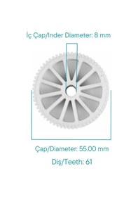 Resim GMC için Cam Kriko Dişlisi 