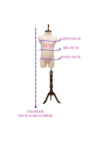 Resim 2 Yaş Pantolon Giyebilen Çocuk Terzi Vitrin Mankeni İğne Batmaz C 