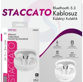 Resim iPhone 6 / 7 / 8 / x Uyumlu Bluetooth Kulaklık 