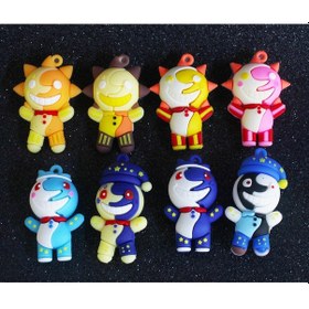 Resim Five Nights At Freddy S Fnaf Sundrop & Moondrop 8 Li Silikon Figür Oyuncak Koleksiyon Seti 