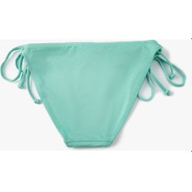 Resim Koton Dokulu Bikini Altı Normal Bel Yanları Bağlama Detaylı Yeşil 3sak00040mm 3SAK00040MM178 Fıstık Yeşili 