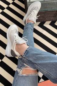Resim Bambi Beyaz Kadin Sneaker K01228034009 