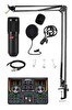 Resim Lastvoice BM800 Titanium V2 PC ve Telefon Set Efektli Ses Kartı Mikrofon Stand Kayıt Canlı Yayın 