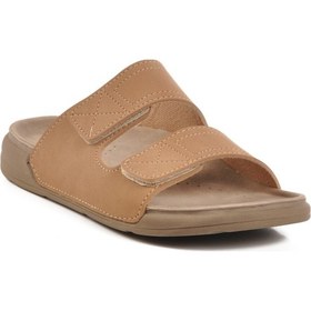 Resim Camel Cırtlı Anatomik Erkek Terlik 115.002 M Camel 