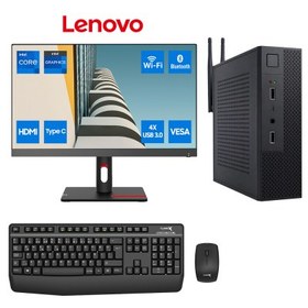 Resim Turbox Mini-109 i5 6400 8GB Ram 512GB M2 NVMe SSD 23.8 inç FHD Lenovo Monitör Kurumsal Ofis Mini PC 