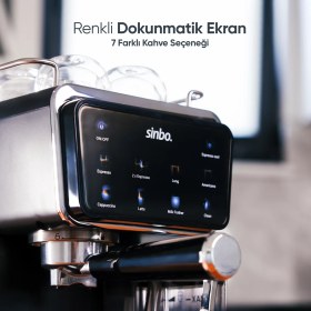 Resim Sinbo SCM-2996 Espresso Kahve Makinası 