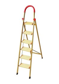 Resim Alüminyum 6 Basamaklı Gold Merdiven Sar1526 