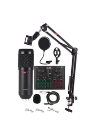 Resim Lastvoice Bm800 Live Set Efektli Ses Kartı Mikrofon Stand Kayıt C 