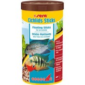 Resim Sera Cichlids Sticks Nature Renksiz Balık Yemi 1000 ML 