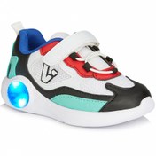 Resim Vicco Yoda Işıklı Unisex Bebek Beyaz/siyah Spor Ayakkabı 