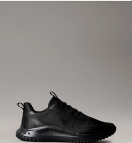 Resim Calvin Klein Eva Runner Bağcıklı Materyal Karışımlı Erkek Siyah Sneaker Ym0ym01442-0gj Siyah 