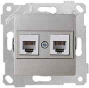 Resim RİTA TİTANYUM MEK+TUŞ 1RJ12 TEL.PRİZİ MUTLUSAN 
