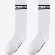 Resim Converse All Star Double Stripe Crew 2 Parça Unisex Beyaz Çorap 