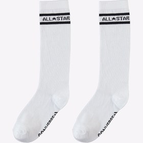 Resim Converse All Star Double Stripe Crew 2 Parça Unisex Beyaz Çorap 