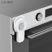Resim 1/2/3 Adet Mikrodalga Fırın Kapısı Kilitleri - Delme Gerektirmeyen Kurulum, Kolay Kullanım Özellikli Sıkışma Önleyici Güvenlik Kilitleri, Mikrodalga, Fırın, Dolap Kapakları için - Uyumlu, Mikrodalga Fırın Kapısı Kilitleri, Dayanıklı Plastik, dolap çocuk kilidi, dolap kilidi çocuk, bebek koruma ürünleri, dolap kilitleyici, dolap kilitleri, çocuk kilidi dolap, çekmece çocuk kilidi, kilitli dolap 