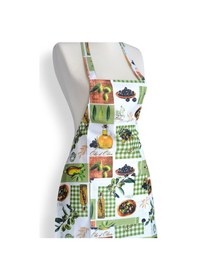 Resim Raşel İkili Paket Sıvı Geçirmez Su Geçirmez Mutfak Önlüğü Zeytin 