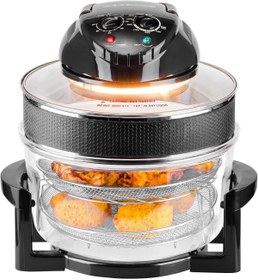 Resim INNOTECK Kitchen Pro 17L Halojen Hava Fritözü, 60 Dakika Zamanlayıcı, 125°C-250°C'ye kadar sıcaklık 