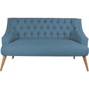 Resim Ze10 Design Lamont Loveseat İkili Kanepe Gece Mavisi 