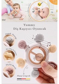 Resim Konesam Bacak Masaj Cihazı, 360 Sarımsı Masaj, Kas Alıcı, 5 Bağımsız Rulman, Güzelleştirici Bacak Çizgileri, Ayarlanabilir Genişlik Pembe 