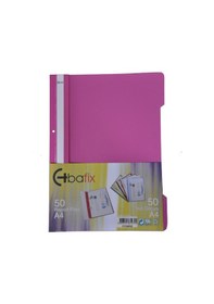 Resim Bafix Telli Dosya Pembe 50 Adet 