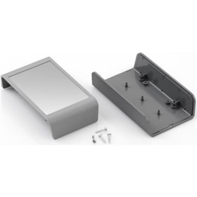 Resim Elektronik Proje Kutusu (Ölçüleri: 58X95,3X23Mm) - Koyu Gri 