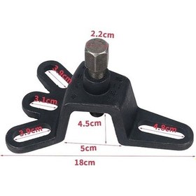 Resim Tongxida Ruıchı 3 Tekerlekli Bisiklet Fren Temizleme Aleti, Motosiklet Tamir Aracı, Siyah 