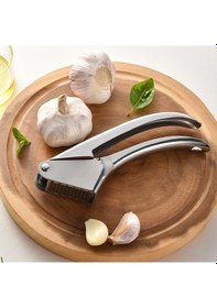 Resim Lichen No.1813 El Tipi 430 Paslanmaz Çelik Sarımsak Presi, 