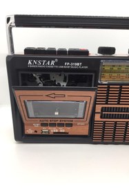 Resim MKMTEKNOLOJİ Nostalji Radyo Büyük Boy Fm Radyo Usb Sd Kart Radyo Kaset Çalar Müzik Player 319u 