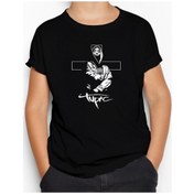 Resim Tupac Angel Siyah Çocuk Tişört Siyah 