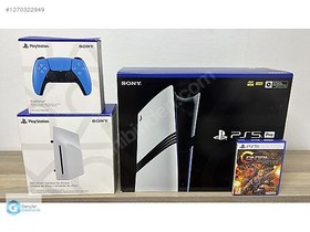 Resim SONY PS5 PRO + Disk Sürücü + Contra Oyun + 2 KOL + TAKAS KURYE 