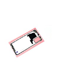 Resim Samsung Galaxy A02s Uyumlu Full Kasa Arka Kapak Batarya Kapağı - Beyaz Çok Renkli 
