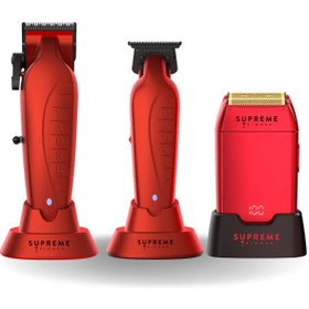Resim Supreme Trimmer Vader Crunch Vader Profesyonel Saç Tıraş Makinesi Saç Sakal Kesim Çizim Sıfırlama 
